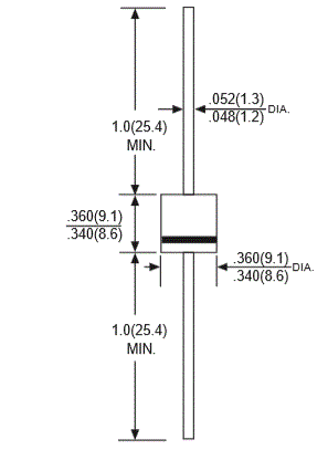 Dimensions 6A10 diode