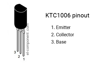 Diagrama de pines del KTC1006 