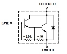 TIP142 equivalent circuit